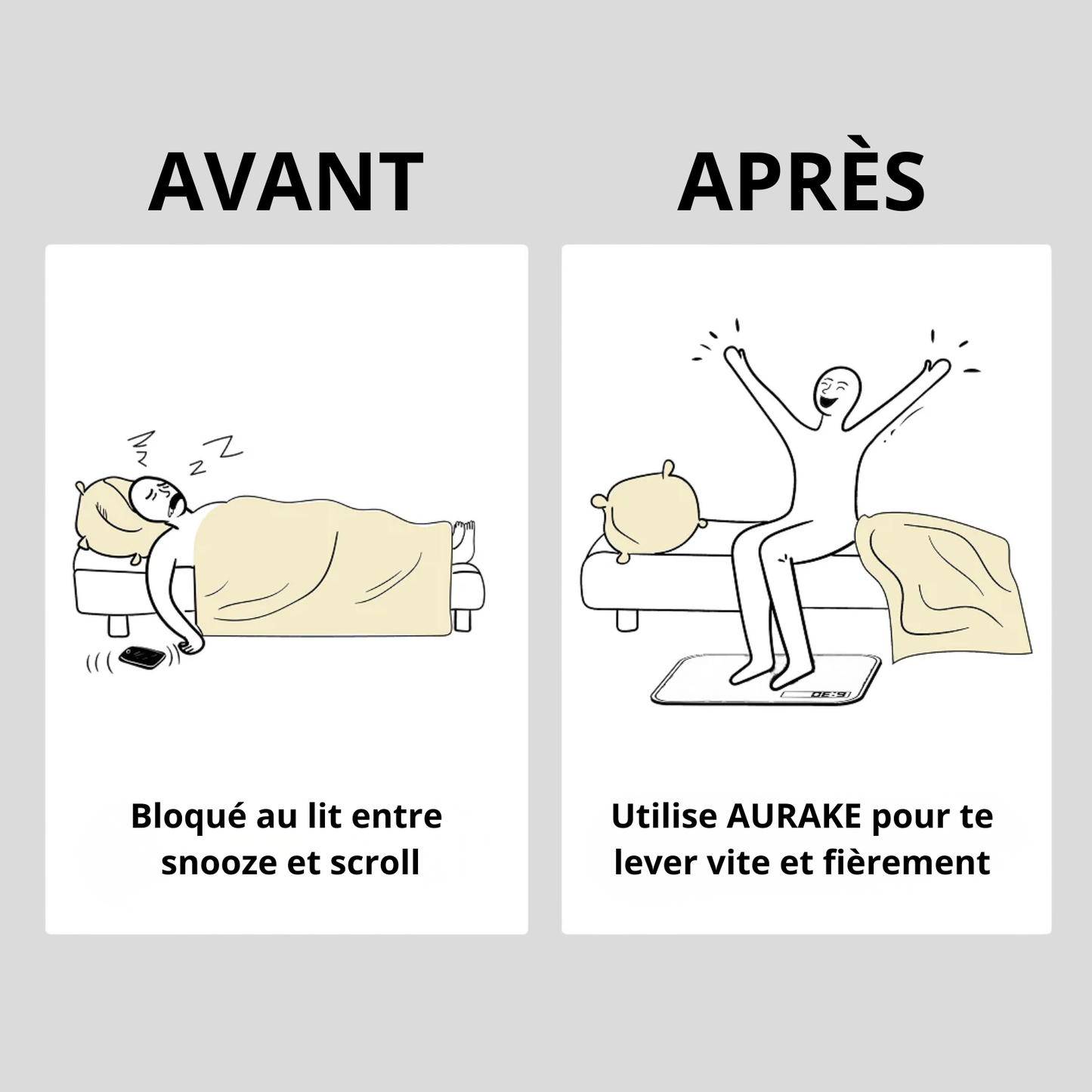 Tapis alarme reveil
