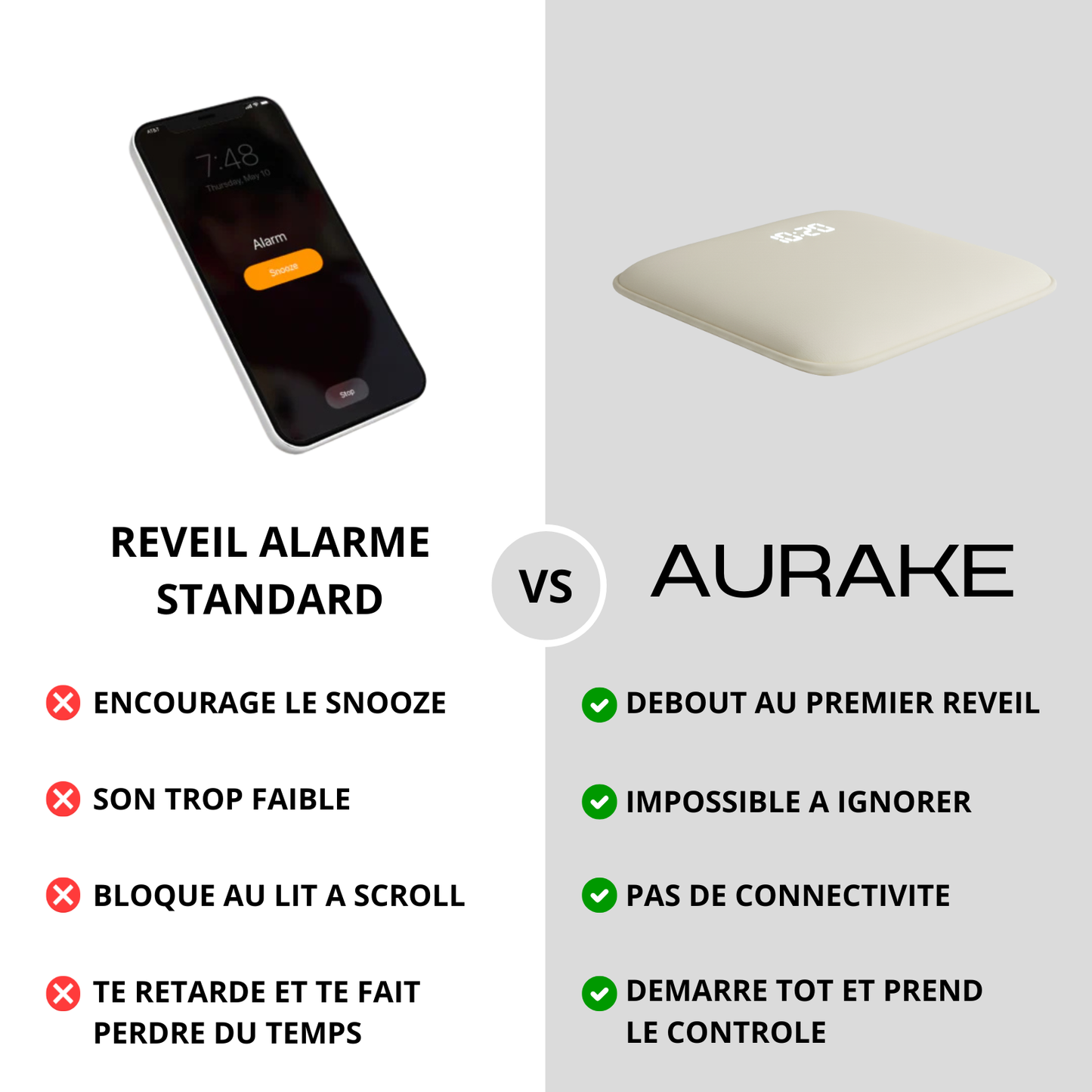 Tapis alarme reveil